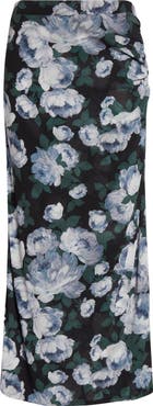 Stella McCartney Bunch of Roses Mesh Midi Skirt