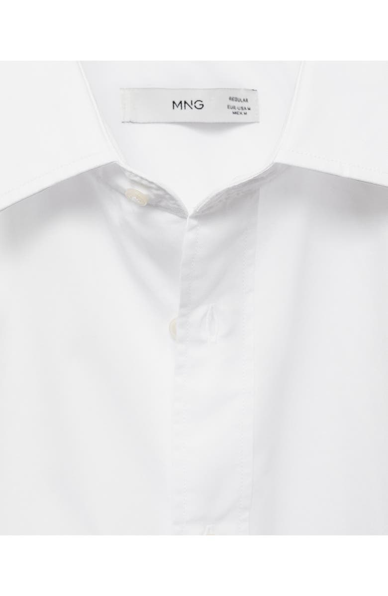MANGO Regular Fit Cotton Button-Up Shirt, Alternate, color, 