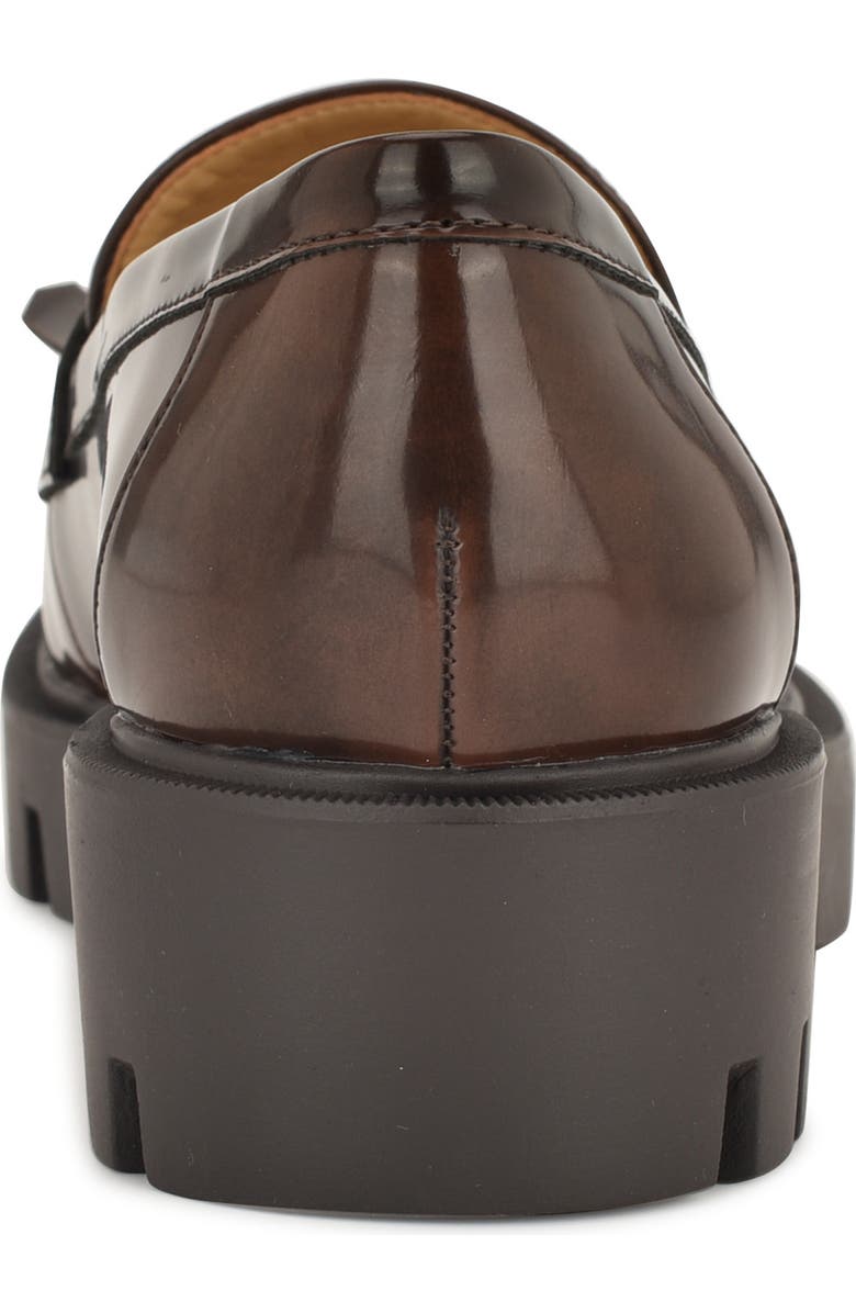 Nine West Missa Platform Lug Loafer, Alternate, color, Dark Brown 200