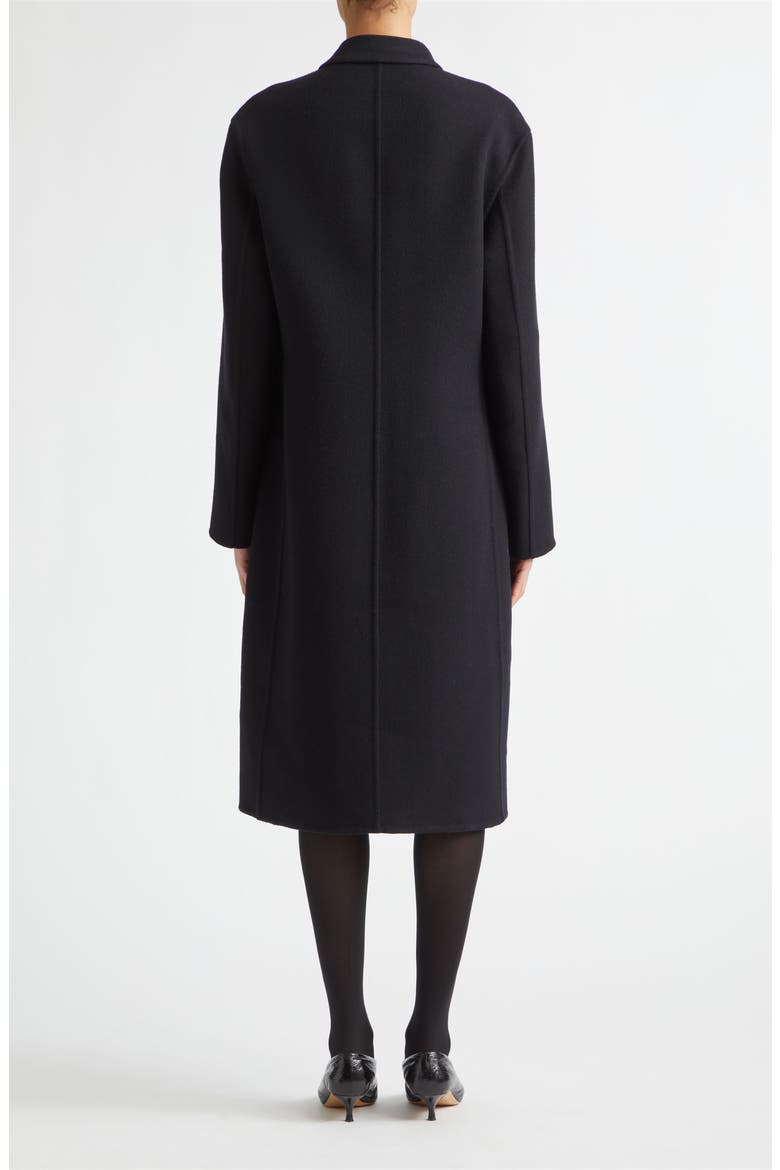 Slim Fit Double Face Cashmere & Virgin Wool Coat, Alternate, color, MIDNIGHT