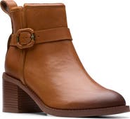 Clarks® Chamberly Trim Block Heel Boot