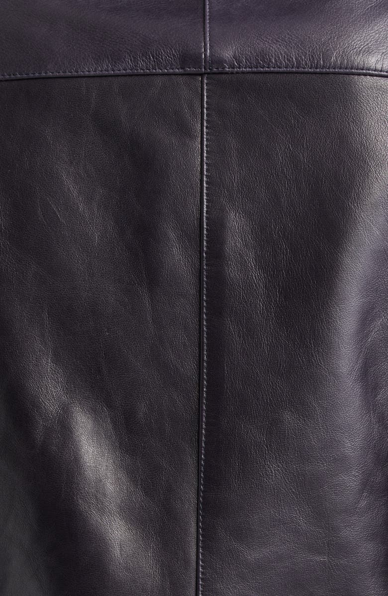 Paloma Wool Plomy Leather Crossover Jacket, Alternate, color, Grey