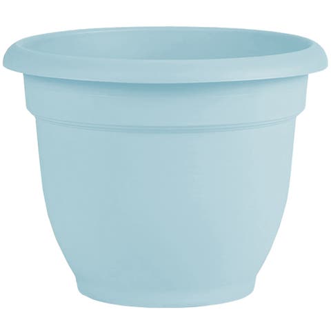 12 Inch Ariana Pot Planter, Misty Blue