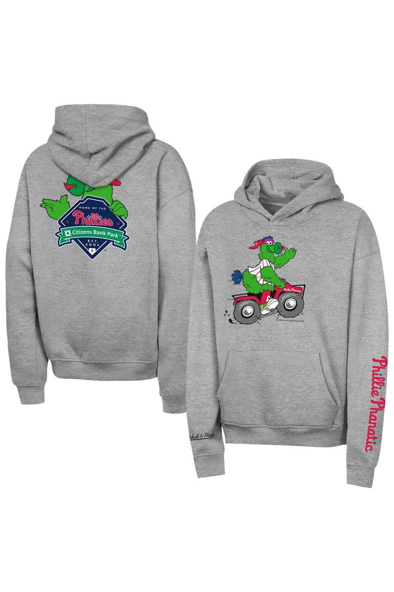 Youth Outerstuff Gray Philadelphia Phillies Iconic Phanatic Hoodie, Main, color, Gray