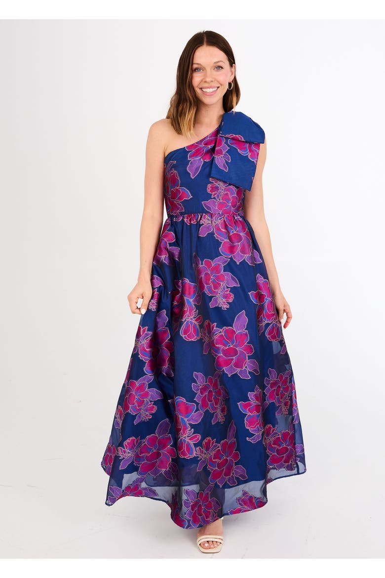 Caroline Gown, Main, color, Fuchsia Navy