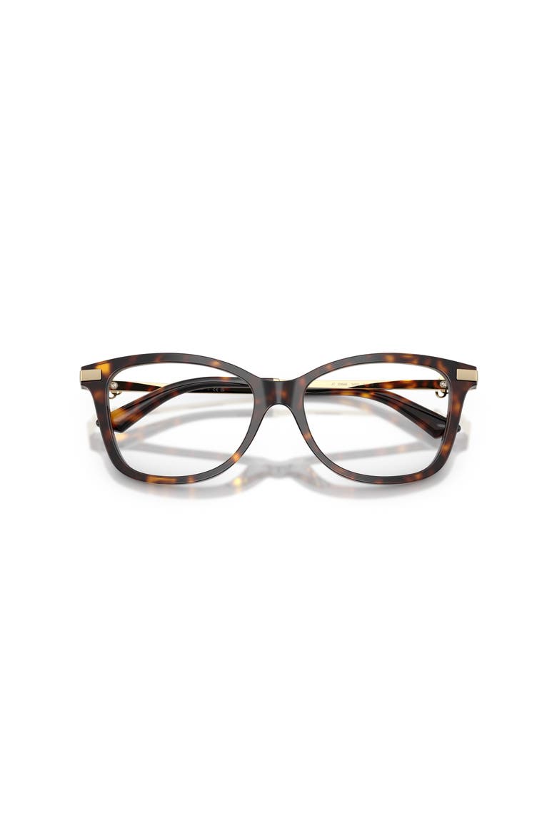 52mm Rectangle optical glasses, Alternate, color, Tortoise
