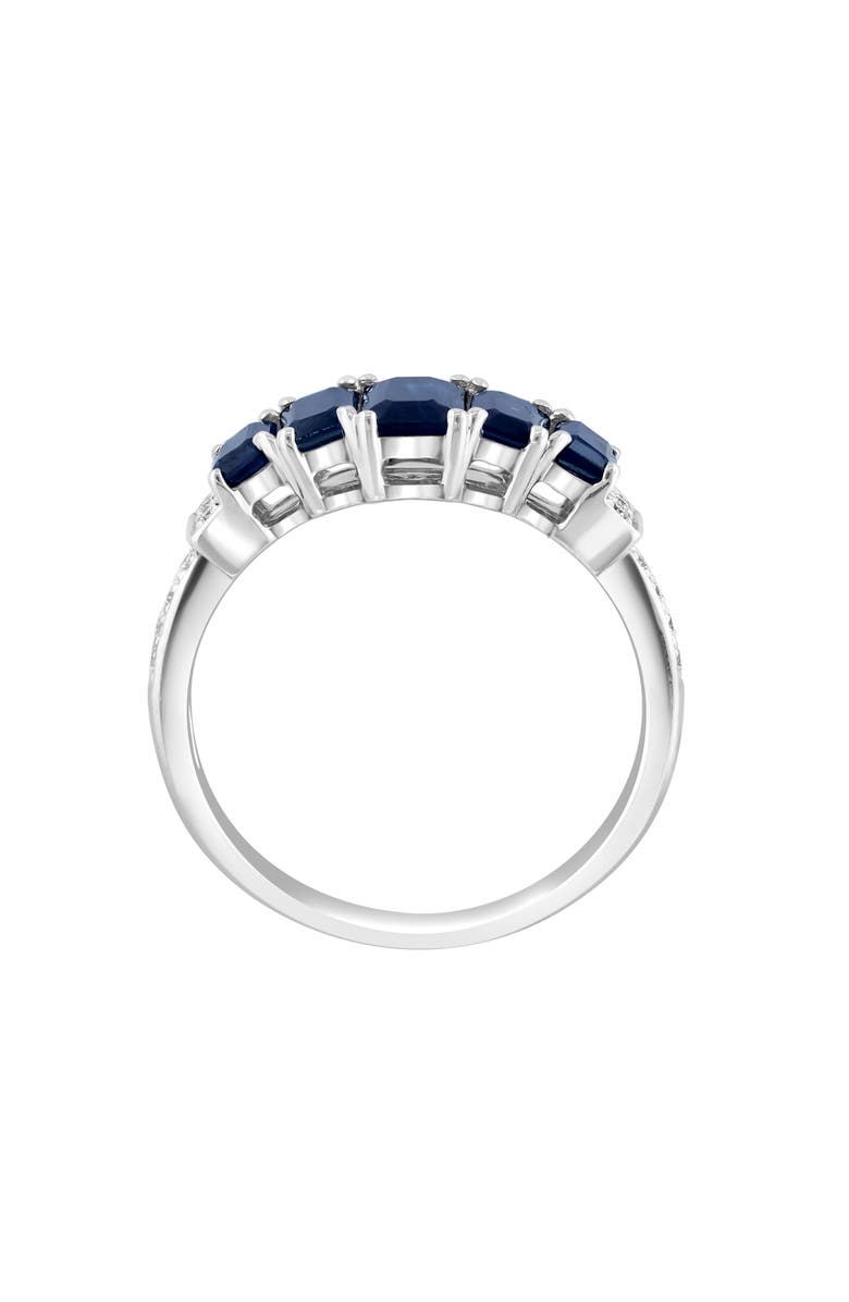 EFFY Sterling Silver Sapphire & Diamond Ring, Alternate, color, 