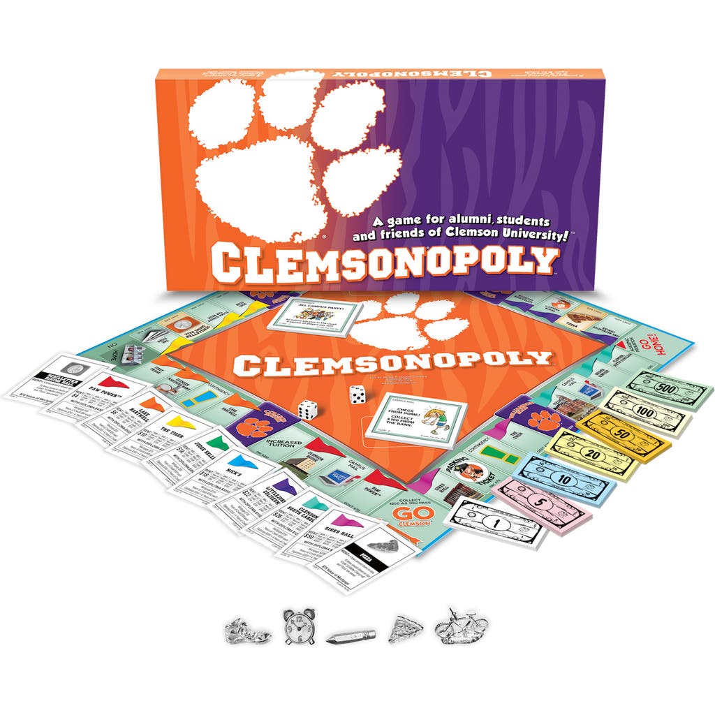 Late for the Sky Clemson University Clemsonopoly Monopoly Board Game in Multicolored  product
