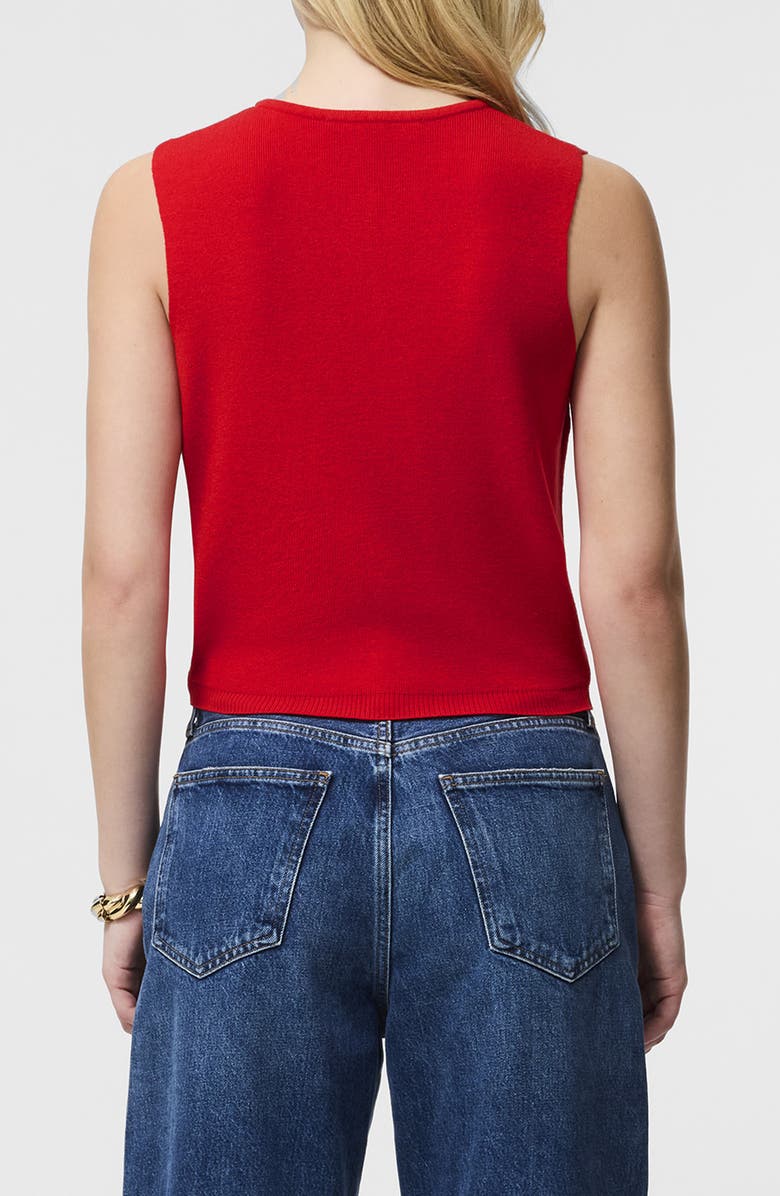 French Connection Cosysoft Knit Vest, Alternate, color, Mars Red