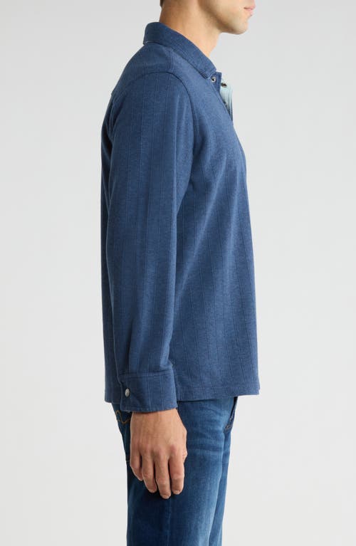Tommy Bahama New Las Arias Long Sleeve Cotton Blend Polo In Blue