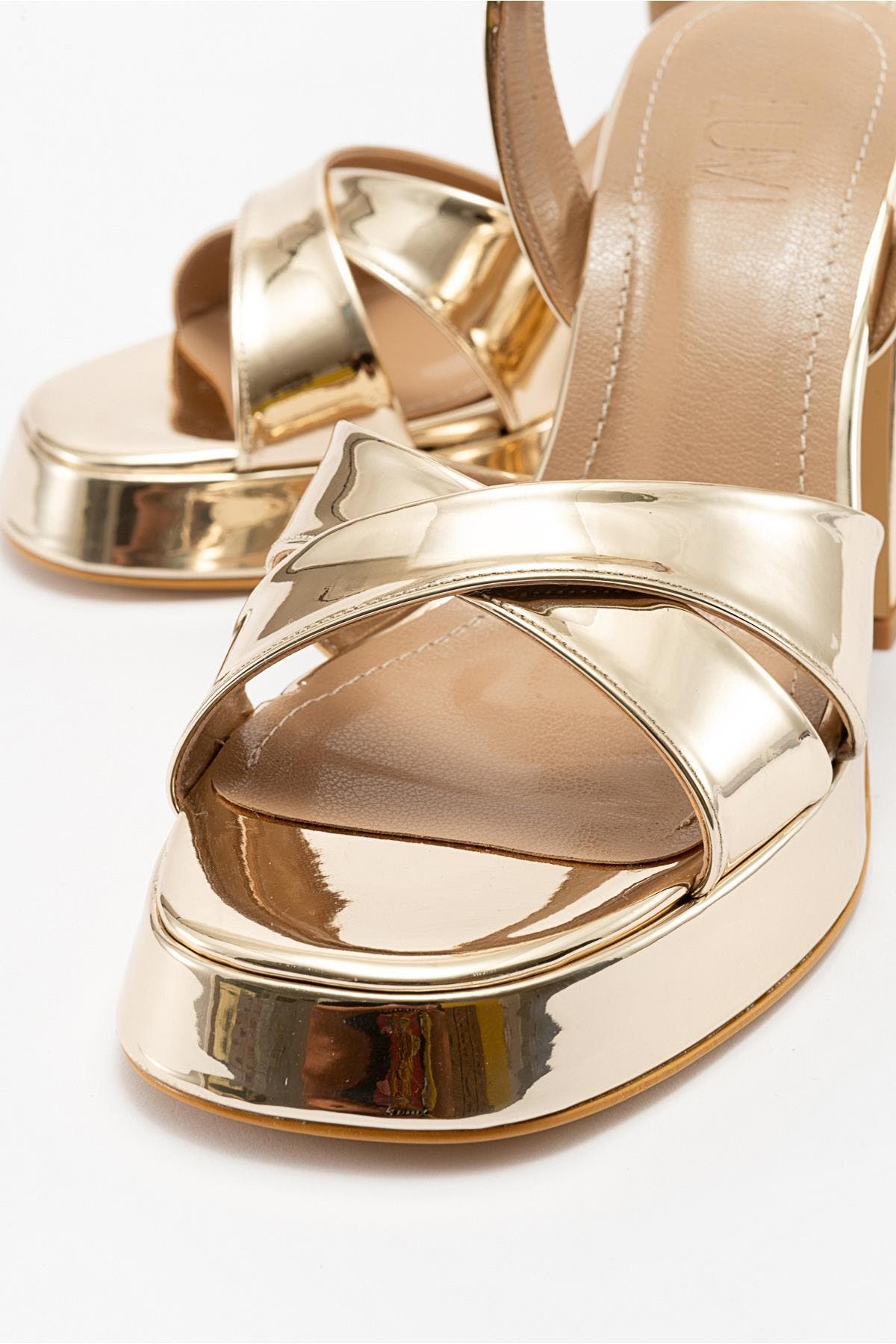 Yvonne Platform Sandals, Alternate, color, Gold