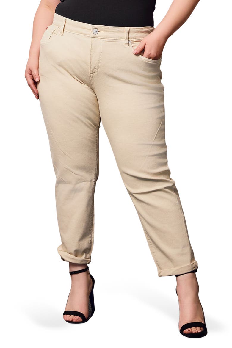 Boyfriend Jeans, Main, color, BEIGE