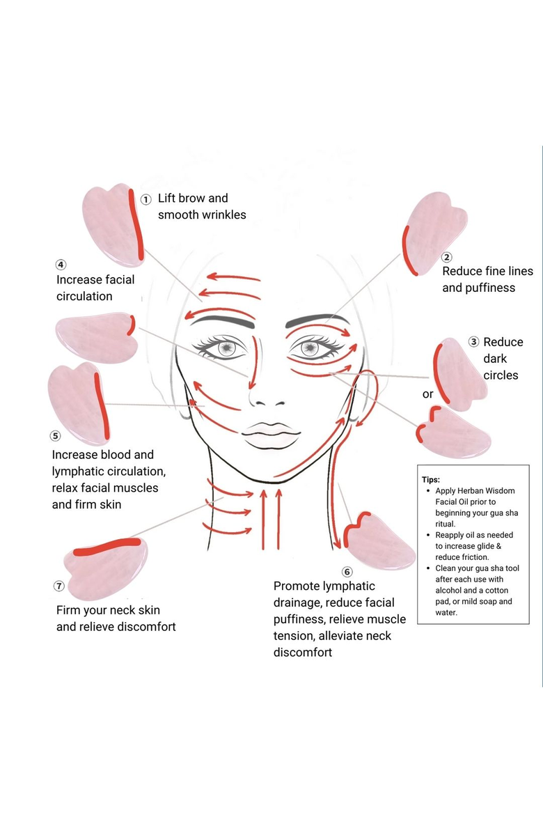 Humanist Beauty Gua Sha Tool, Alternate, color, Pink