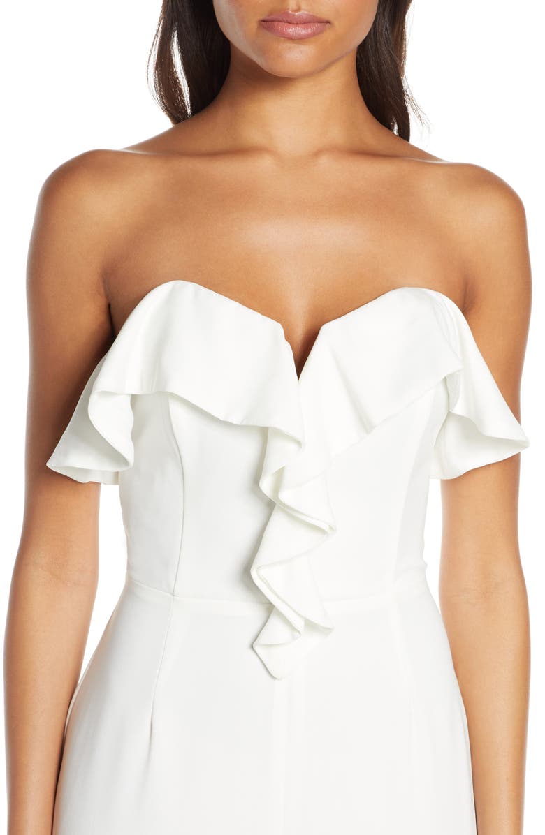 Adelyn Rae Ashe Strapless Jumpsuit, Alternate, color, 