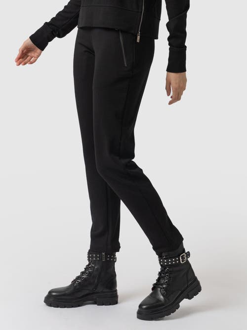 Saint + Sofia Finsbury Zip Pant In Black