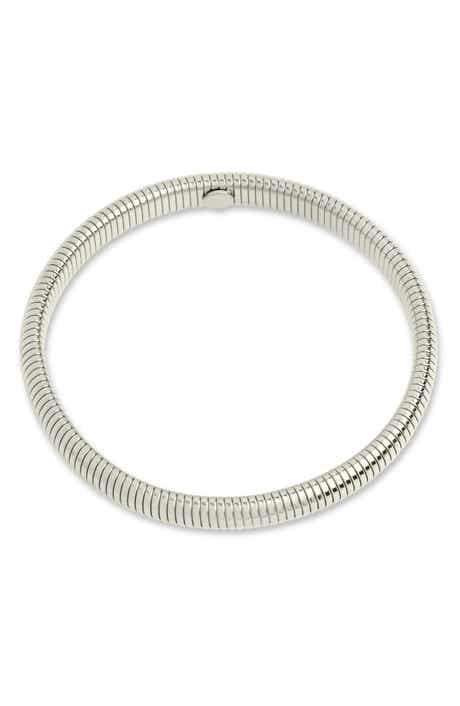 Sterling Forever Nia Textured Stretch Bracelet