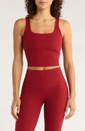 MPG Crop Rib Tank Top