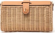 Frances Valentine Betsy Wicker Basket Crossbody Bag