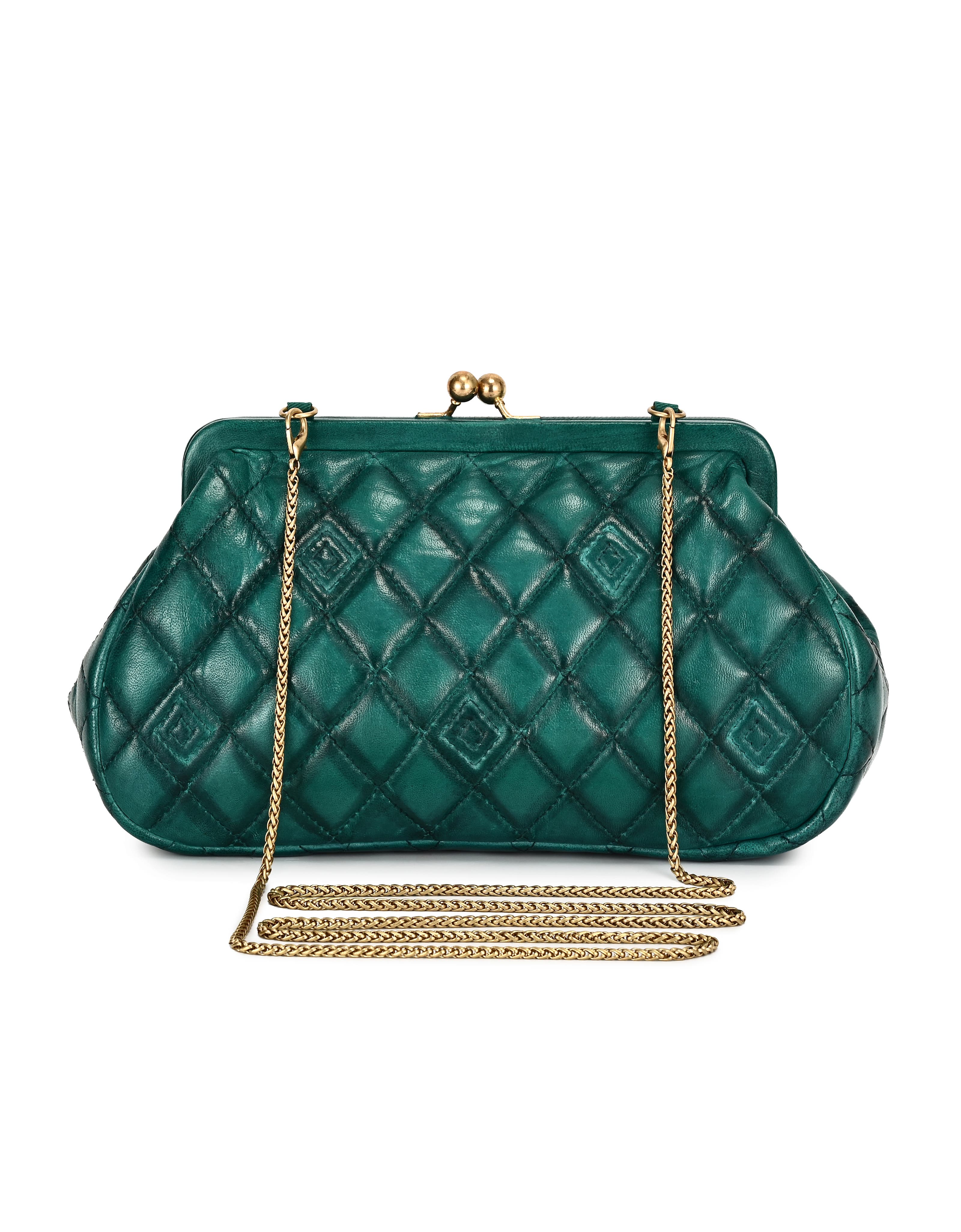 Petunia Small Quilted Leather Crossbody, Alternate, color, Teal