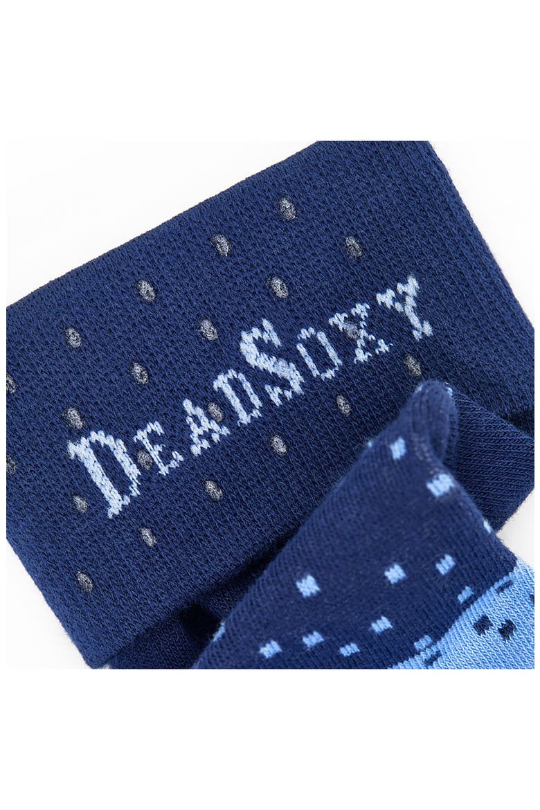 Ombre Dots Dress Socks, Alternate, color, NAVY / POWDER