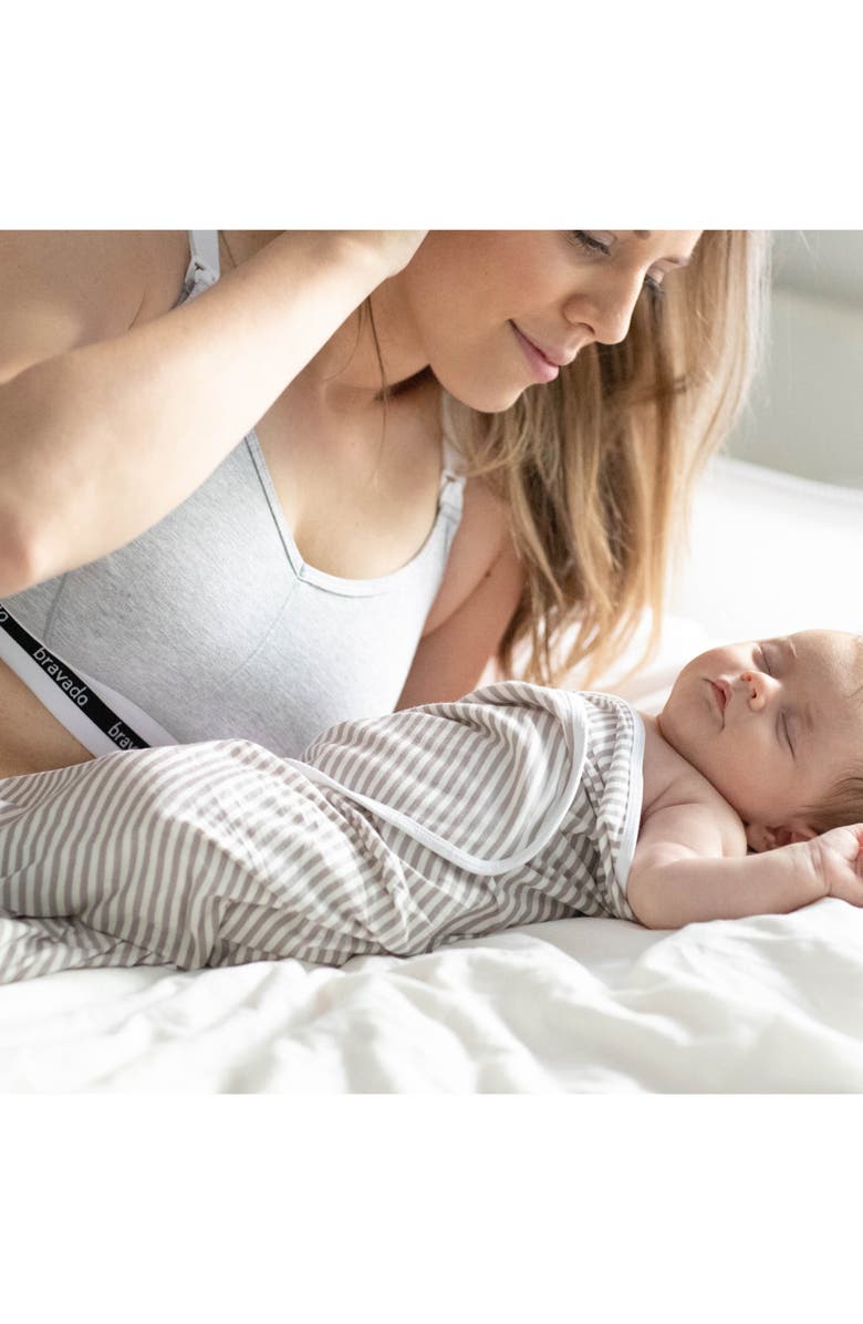 Bravado Designs Original Organic Cotton Blend Full Cup Maternity/Nursing Bra, Alternate, color, Black