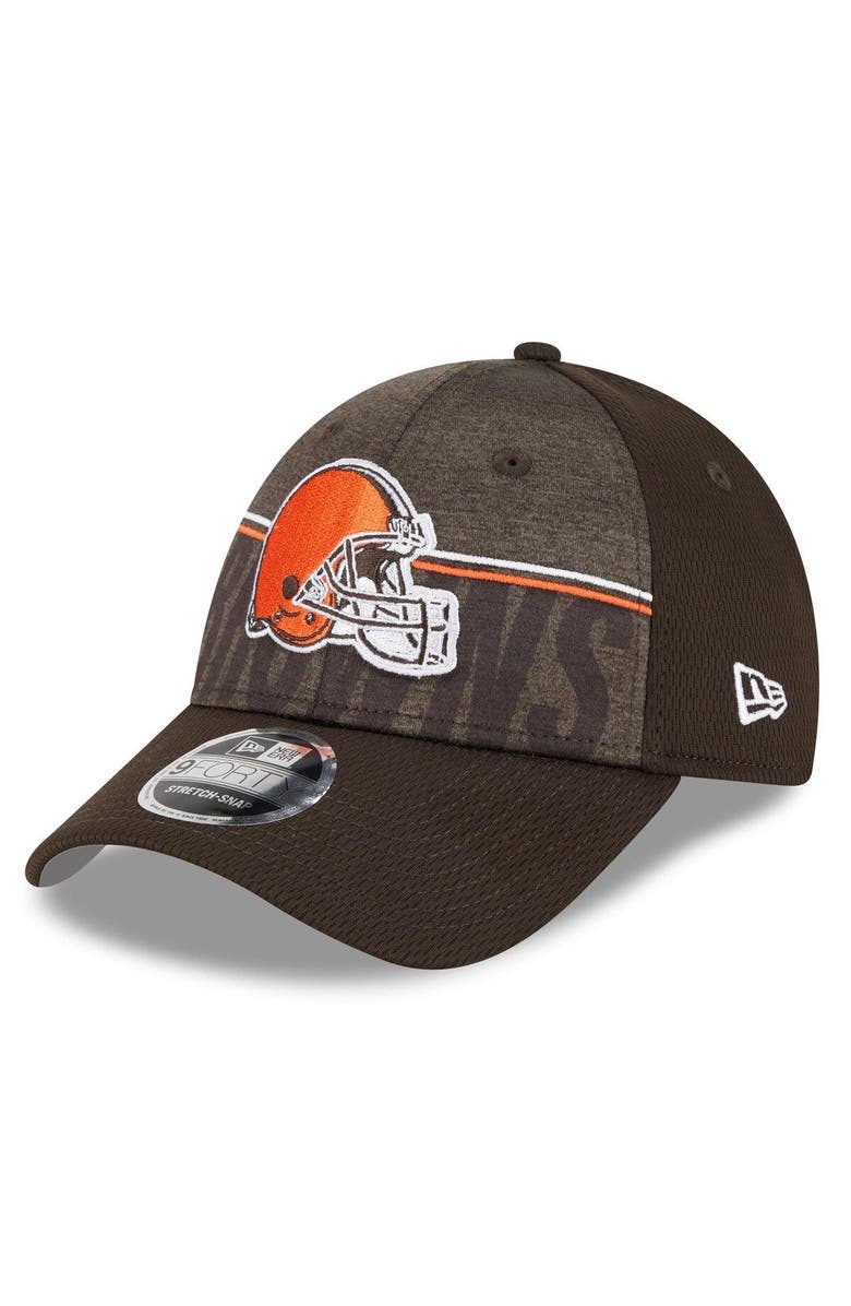 New Era Men's New Era Brown Cleveland Browns 2023 NFL Training Camp 9FORTY Adjustable Hat, Main, color, 