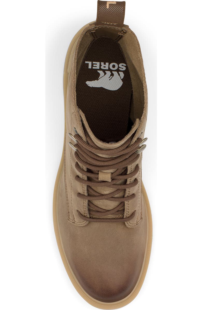 SOREL Hi-Line Waterproof Lace-Up Boot, Alternate, color, Umber/ Ceramic