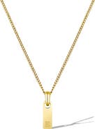 Vincero Men
s Initial Pendant Necklace