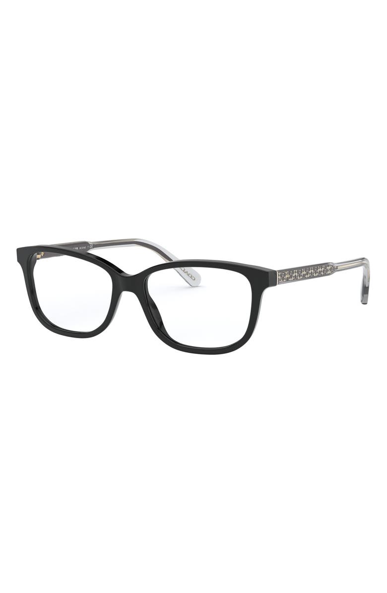 COACH 52mm Optical Eyeglasses, Alternate, color, 