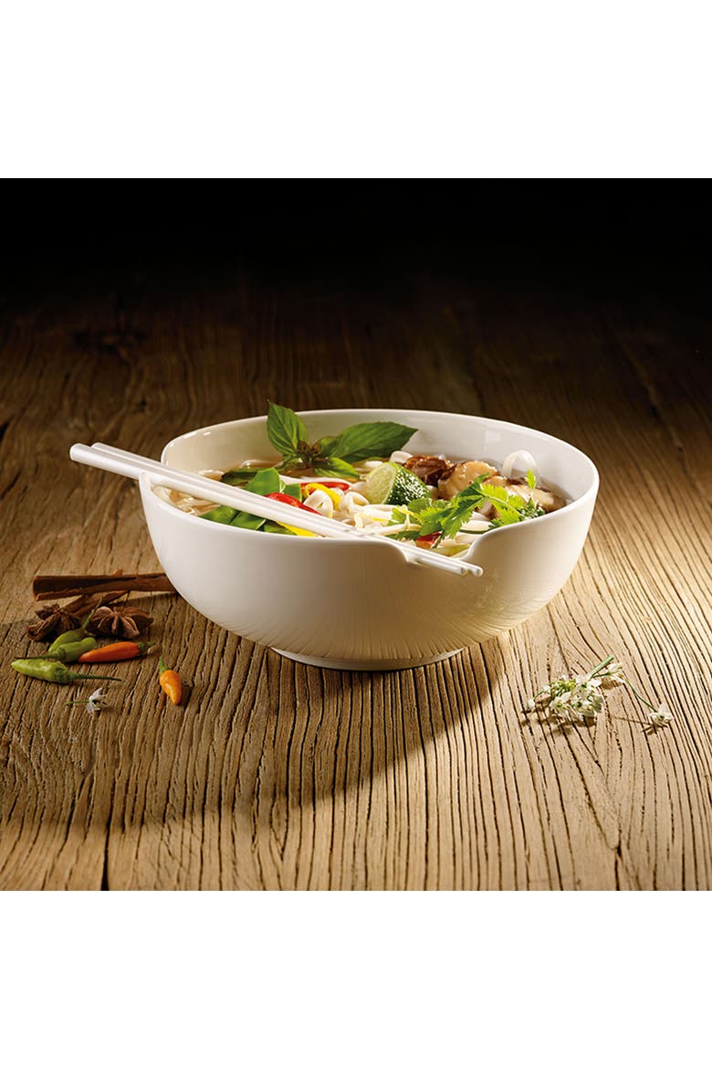 Soup Passion Asia Bowl, Alternate, color, White