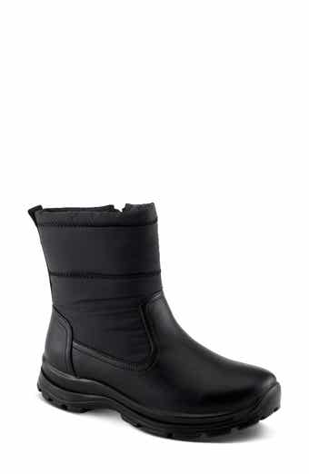 Flexus by Spring Step Lake Effect Waterproof Faux Fur Lined Quilted Snow Bootie Women Nordstrom