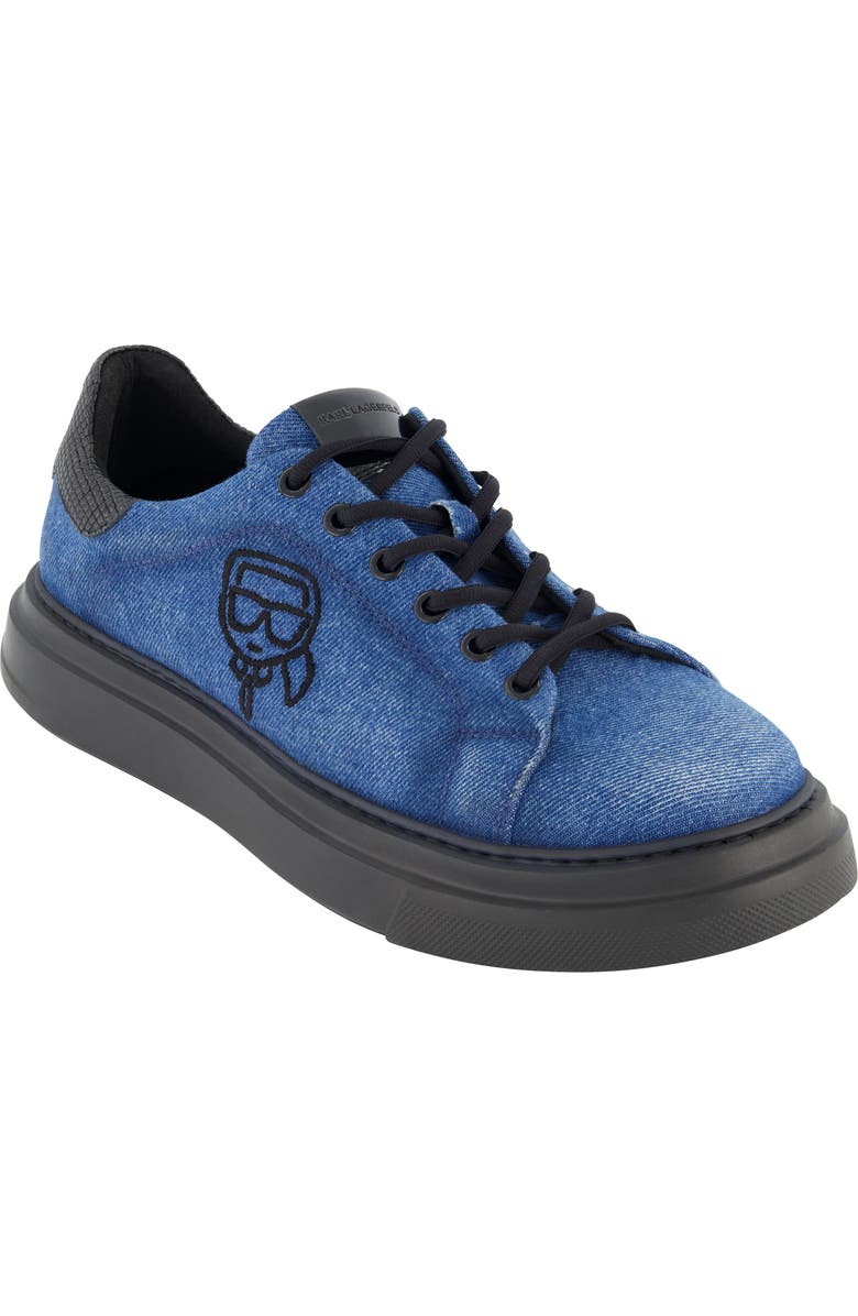 KARL LAGERFELD PARIS Karl Head Profile Sneaker, Main, color,