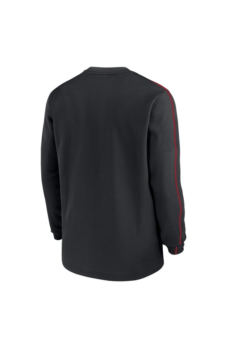 Nike Men's Nike Black Ohio State Buckeyes 2024 Sideline Coaches Long Sleeve Top, Alternate, color, 