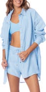 Maaji Larissa Button-Up Cover-Up Shirt