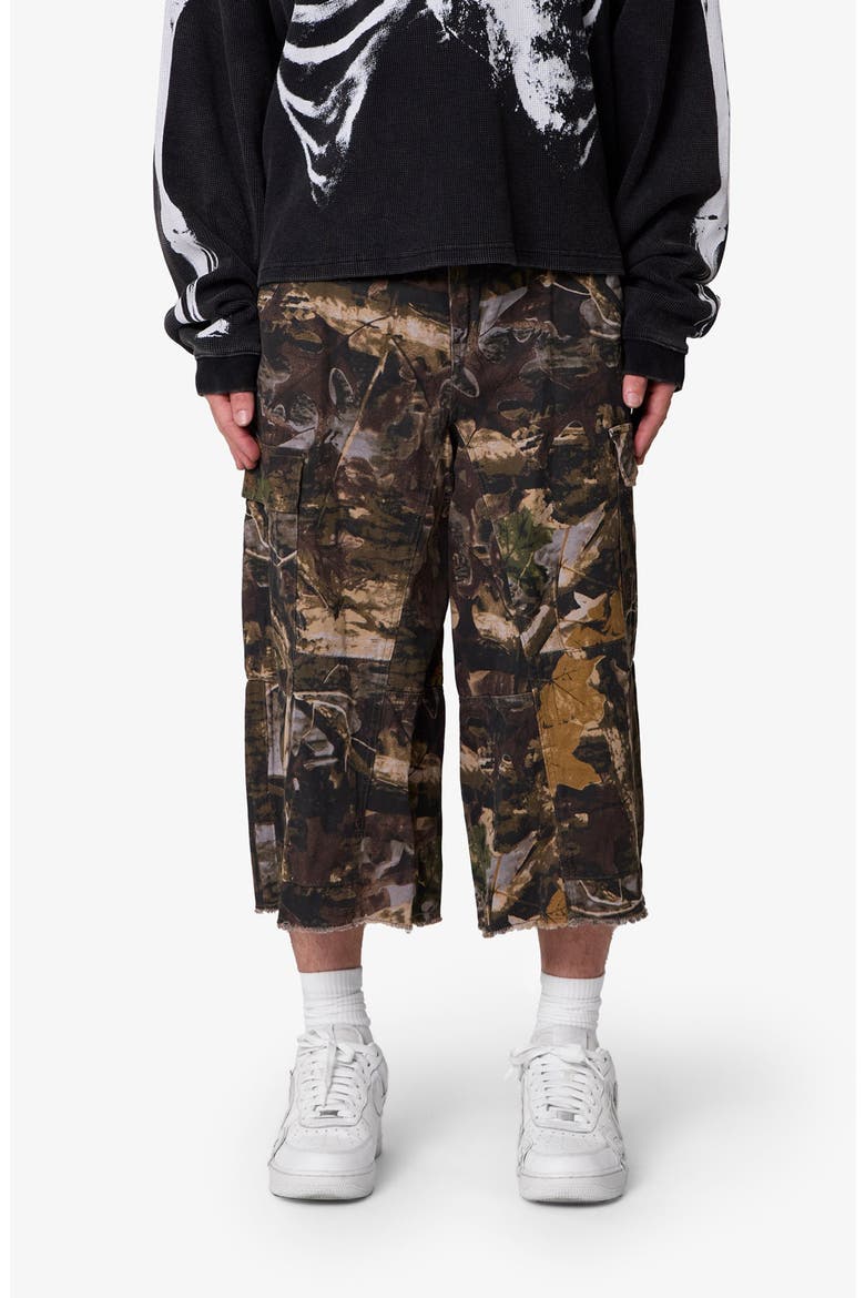 Extralong Cargo Shorts, Main, color, FOREST CAMO
