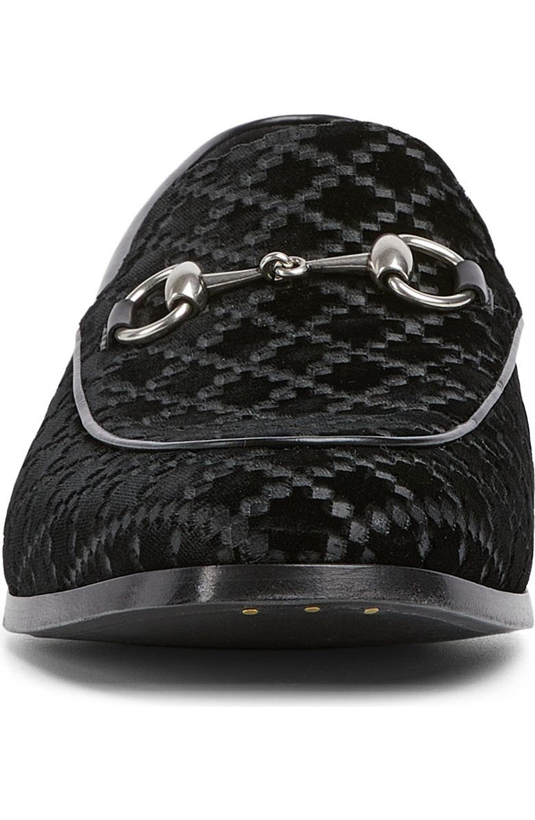 Gucci Next Horsebit Loafer, Alternate, color, Black/Black