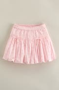 Nordstrom Kids' Bow Cotton Broderie Anglaise Bubble Skirt