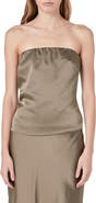 Endless Rose Strapless Satin Top