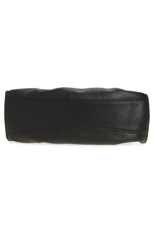 Balmain Mini Anthem Bag In Embossed Crocodile-print Calfskin In Black