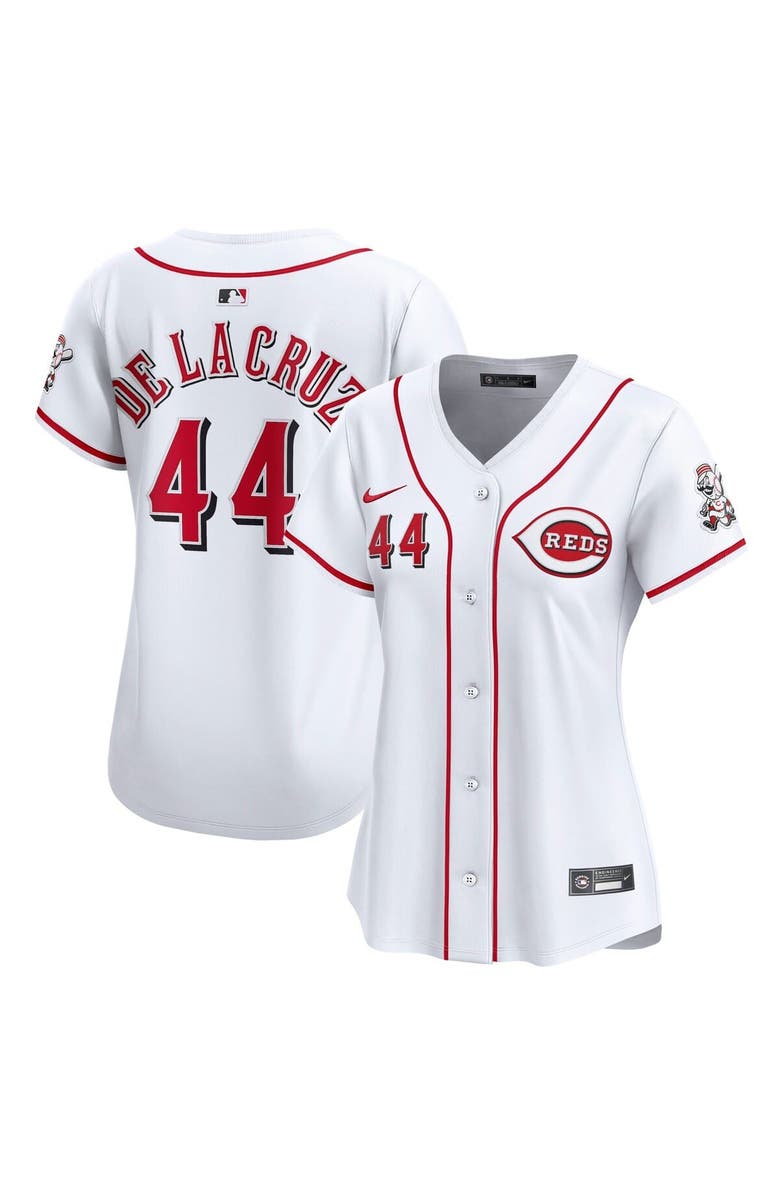 Nike Women's Nike Elly De La Cruz White Cincinnati Reds Home Limited Player Jersey, Main, color, White