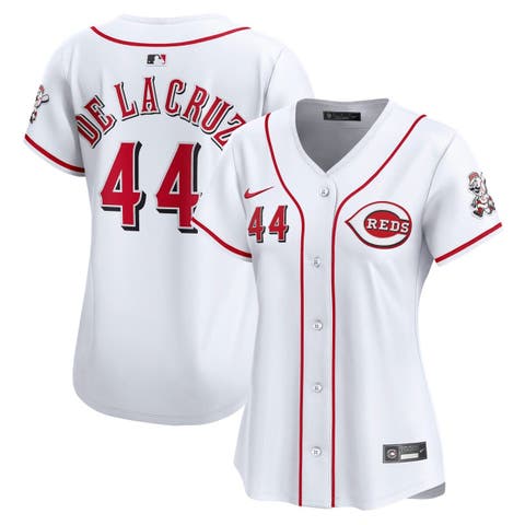 Women's Nike Elly De La Cruz White Cincinnati Reds Home Limited Player Jersey