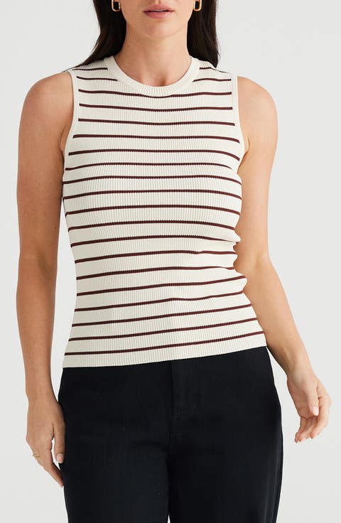 Tori Rib Stripe Tank