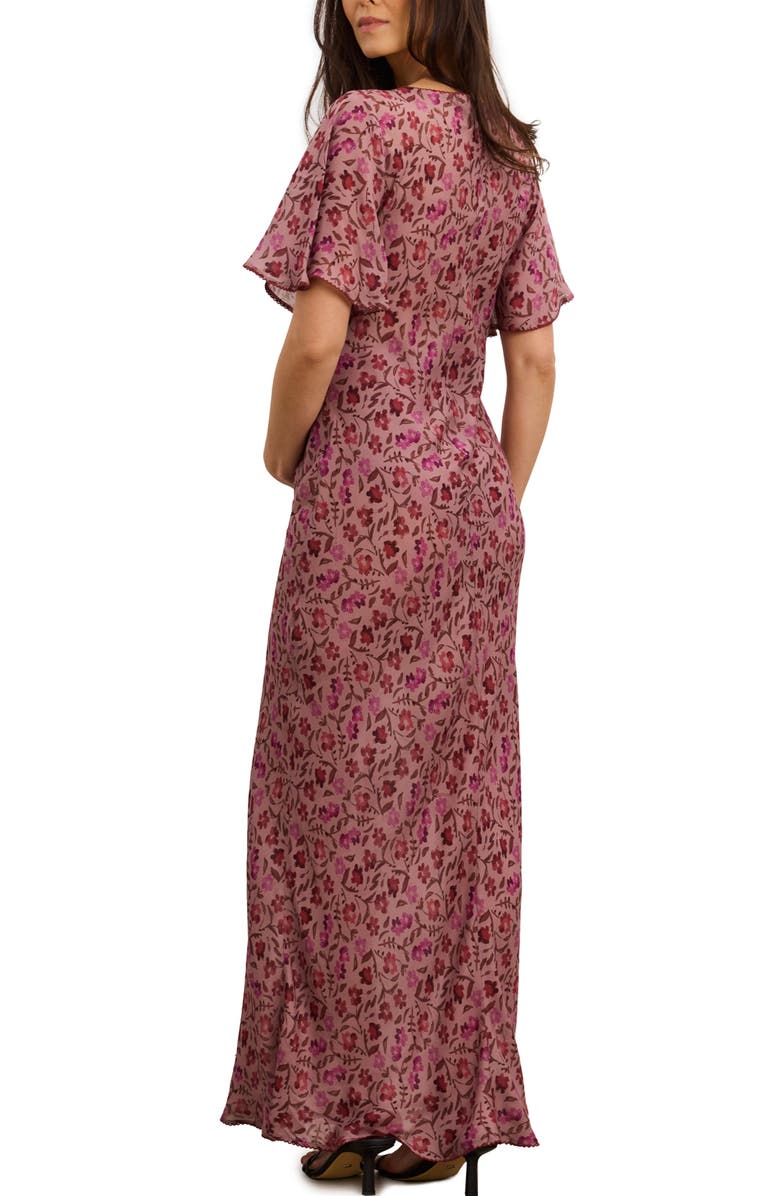 HATCH The Mirabelle Dress, Alternate, color, Twilight Mauve Floral