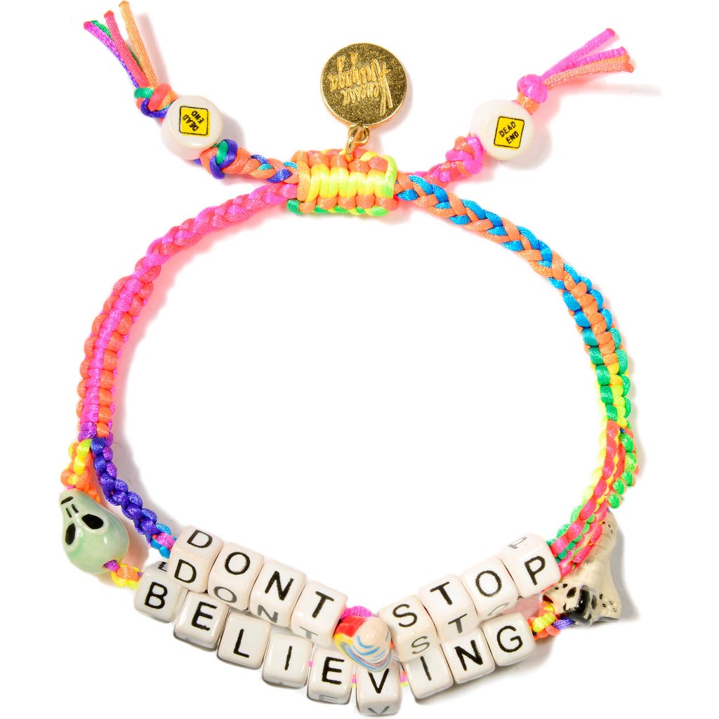 Venessa Arizaga Don't Stop Believing Bracelet In Rainbow