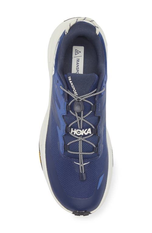 Hoka Transport Gore-tex® Waterproof Running Shoe In Blue