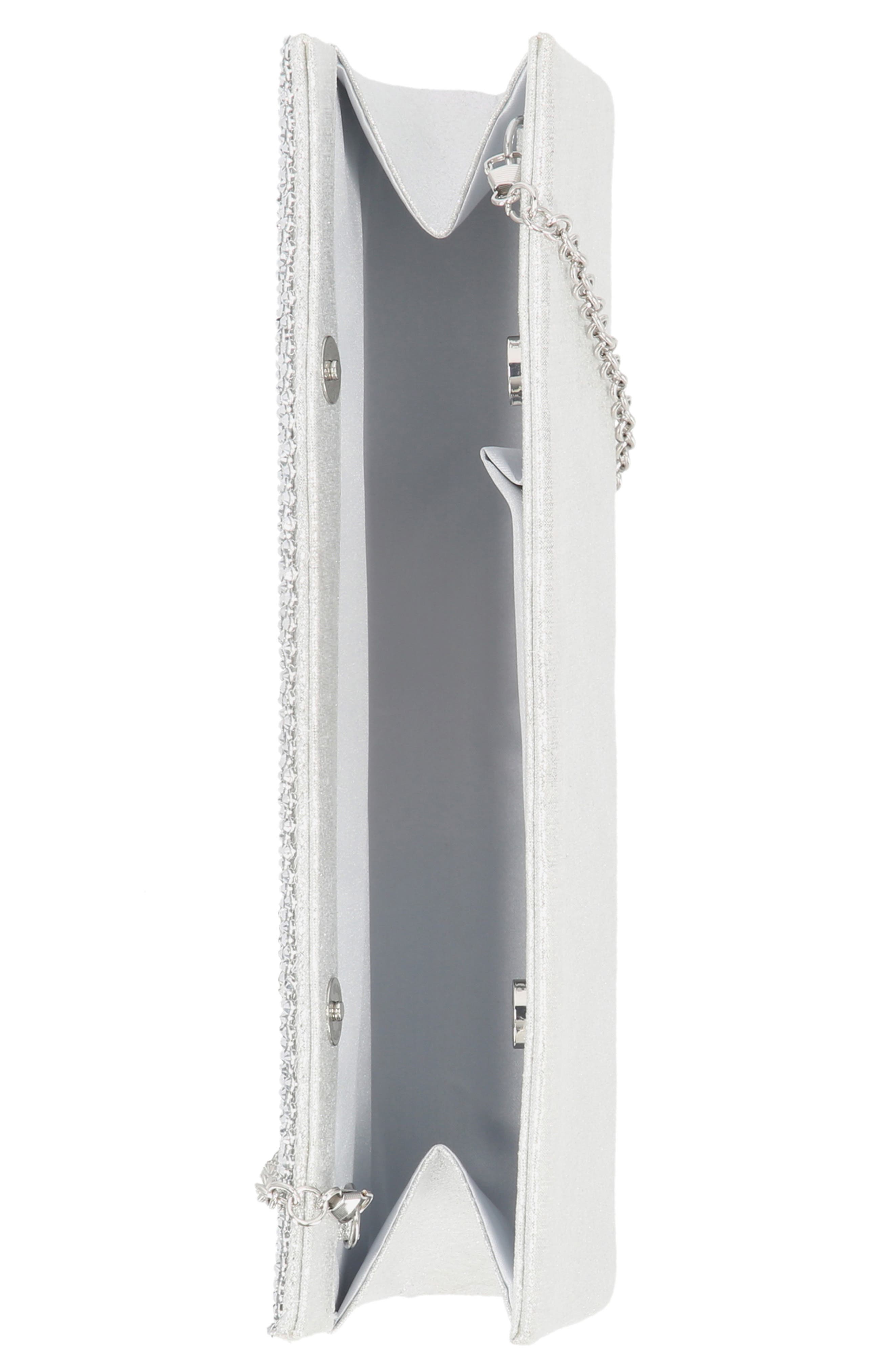 Jessica McClintock Elaine Rhinestone Clutch, Alternate, color, 