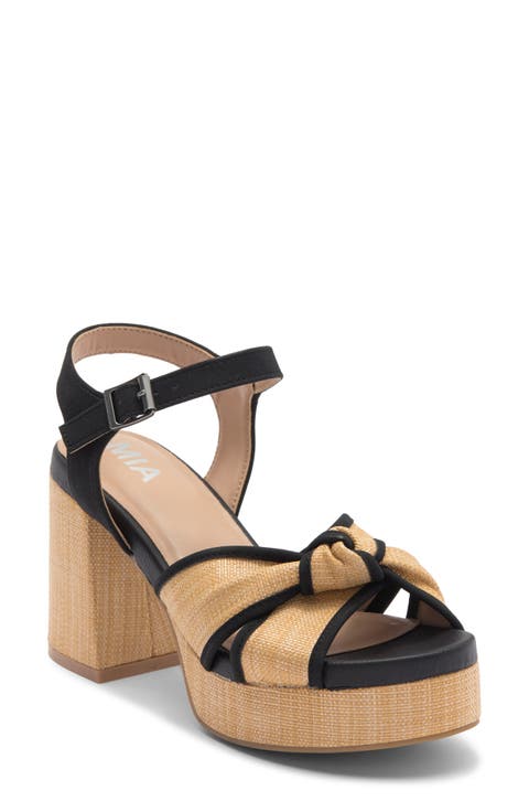 Roxie Knot Platform Sandal (Women)