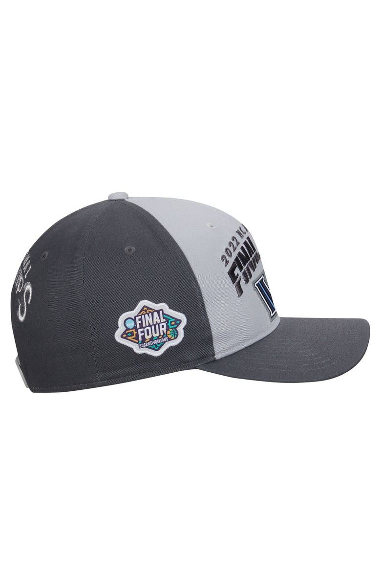 Nike Men's Nike Gray Villanova Wildcats 2022 NCAA Men's Basketball Tournament March Madness Final Four Regional Champions Locker Room Classic 99 Adjustable Hat, Alternate, color, 