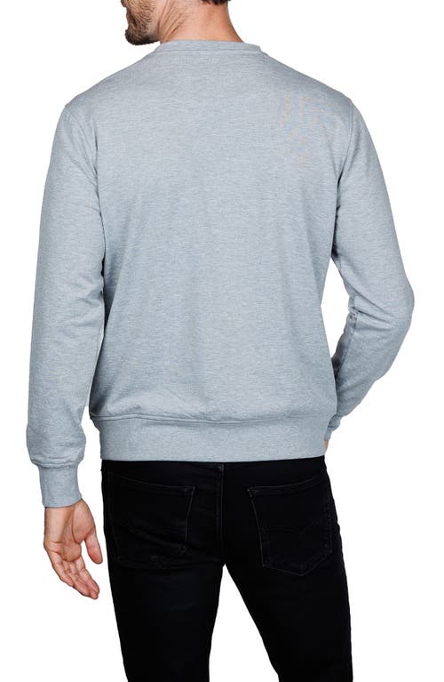 Tailorbyrd Fleece Crewneck Sweater In Animal Print