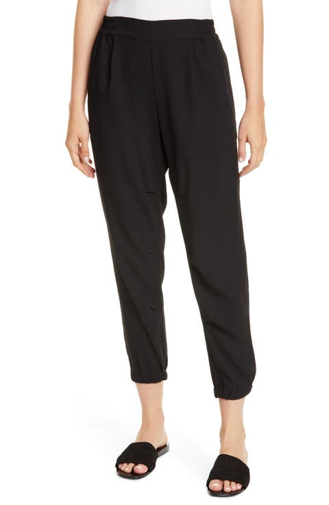 Hedia Woven Crop Joggers